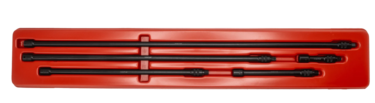 VIM Tools ILEX400USA 5-Piece, Mvrk, 1/4" Impact Locking Extension Set - Made In USA