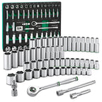 SK Tools SK01307-216P 57-Piece 3/8" Drive Ratchet & Chrome Socket Set - Tool Leaks