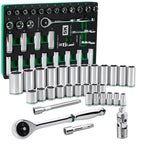 SK Tools SK01315-216P 31-Piece 1/2" Drive Metric Chrome Socket Set - Tool Leaks