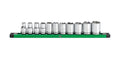 SK Tools SK01342 11-Piece 1/2" Drive Standard SAE Chrome Socket Set - Tool Leaks