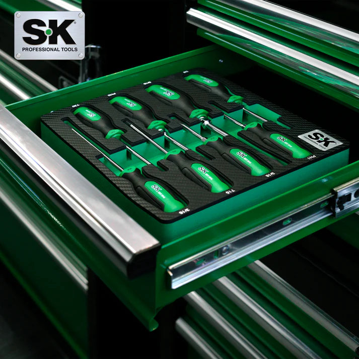 SK Tools SK02044-EVA 8-Piece Screwdriver Set with EVA Tray