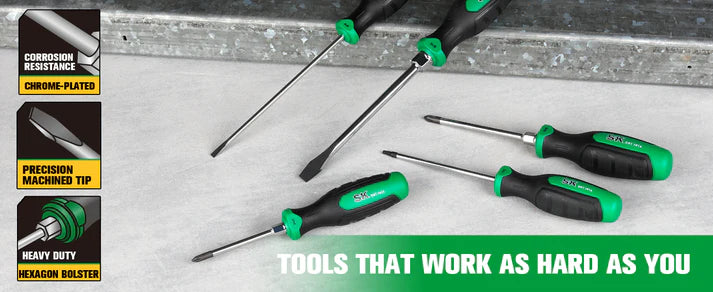 SK Tools SK02044-EVA 8-Piece Screwdriver Set with EVA Tray