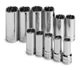 SK Tools 1871 11-Piece 3/8" Drive Deep 12 Point Metric Socket Set - Tool Leaks