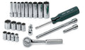 SK Tools 4952 22-Piece 1/4" Drive 12 Point SAE Chrome Socket Set - Tool Leaks