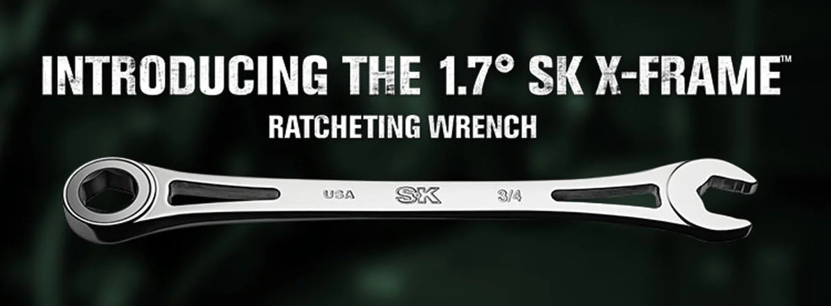 SK Tools 80019 12-Piece Metric Ratcheting Wrench Set