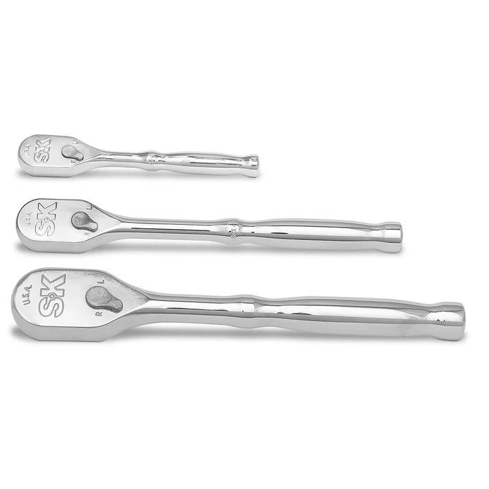 SK Tools 80240 LP90 Teardrop Ratchet 3-Piece Set