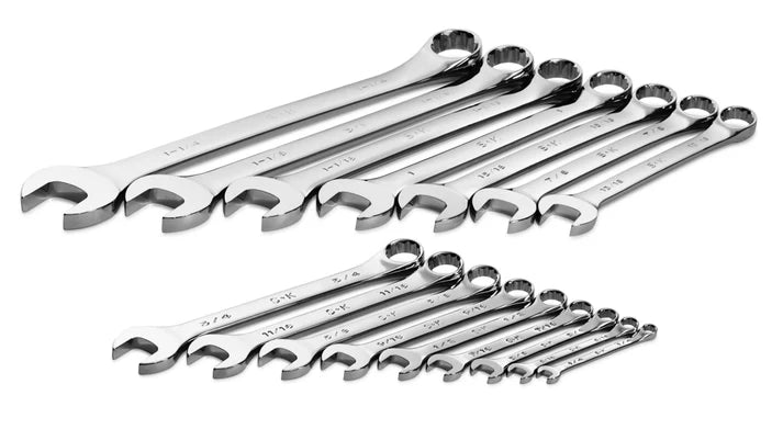 SK Tools 86014 16-Piece SAE Combination Wrench Set