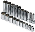 SK Tools 89040 20-Piece 3/8" Drive Standard Chrome Socket Set - Tool Leaks