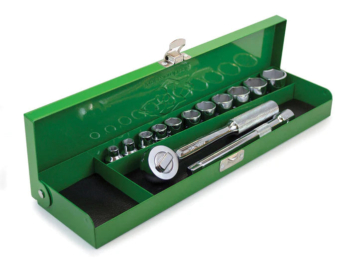 SK Tools 94513 13-Piece 3/8" Drive SAE Chrome Socket Set