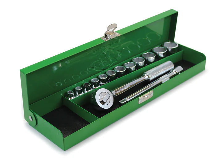SK Tools 94516 15-Piece 3/8" Drive Metric Chrome Socket Set
