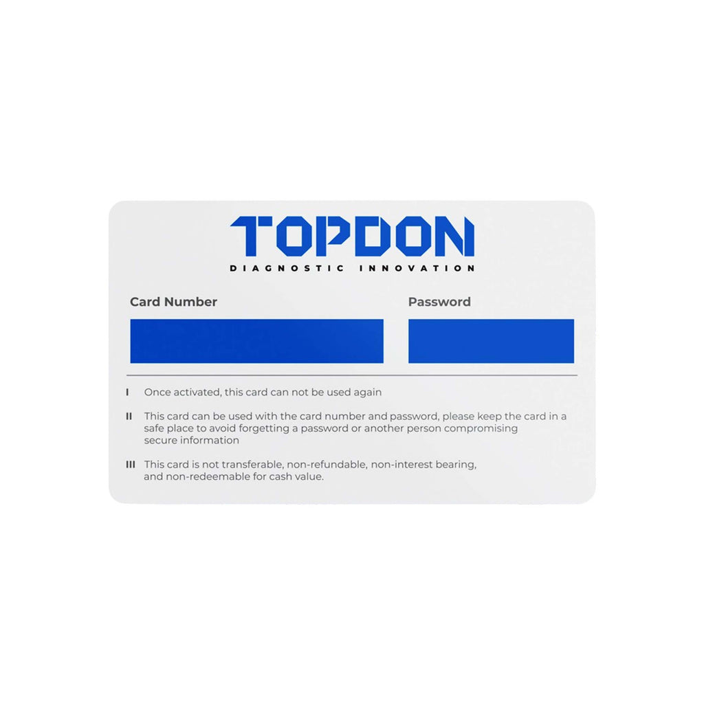 TOPDON TP48 One-Year Update Software Update - Tool Leaks