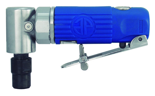 Astro Pneumatic 1240 Blue Composite 1/4" 90° Angle Die Grinder Front - Tool Leaks
