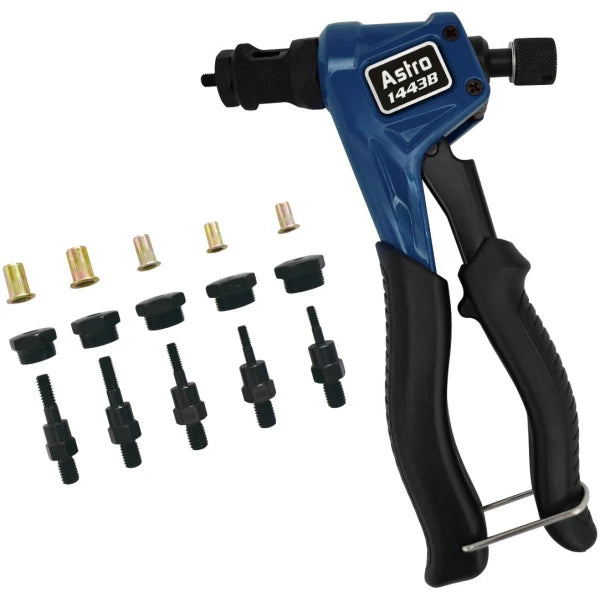 Astro Pneumatic 1443B Pro Hand Rivet Nut Kit SAE & Metric