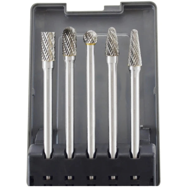 Astro Pneumatic 2185 5-Piece Long Carbide Burr Set 4.5" - Tool Leaks