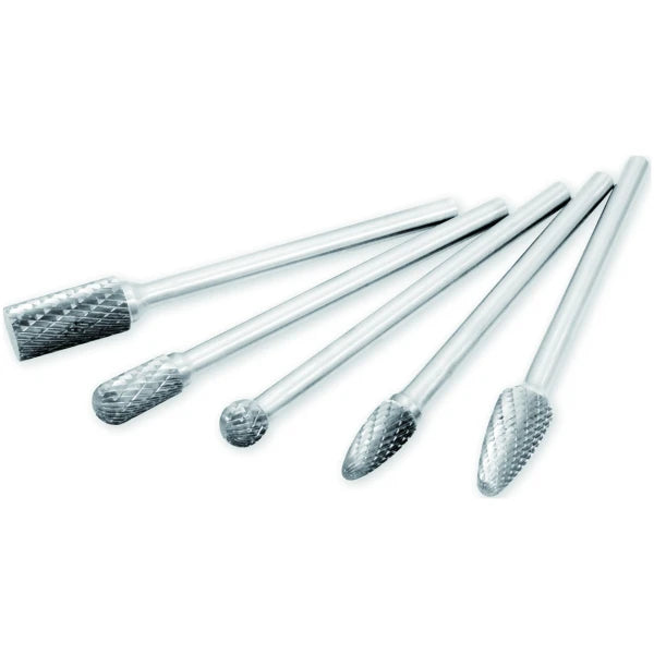 Astro Pneumatic 2185 5-Piece Long Carbide Burr Set 4.5" - Tool Leaks