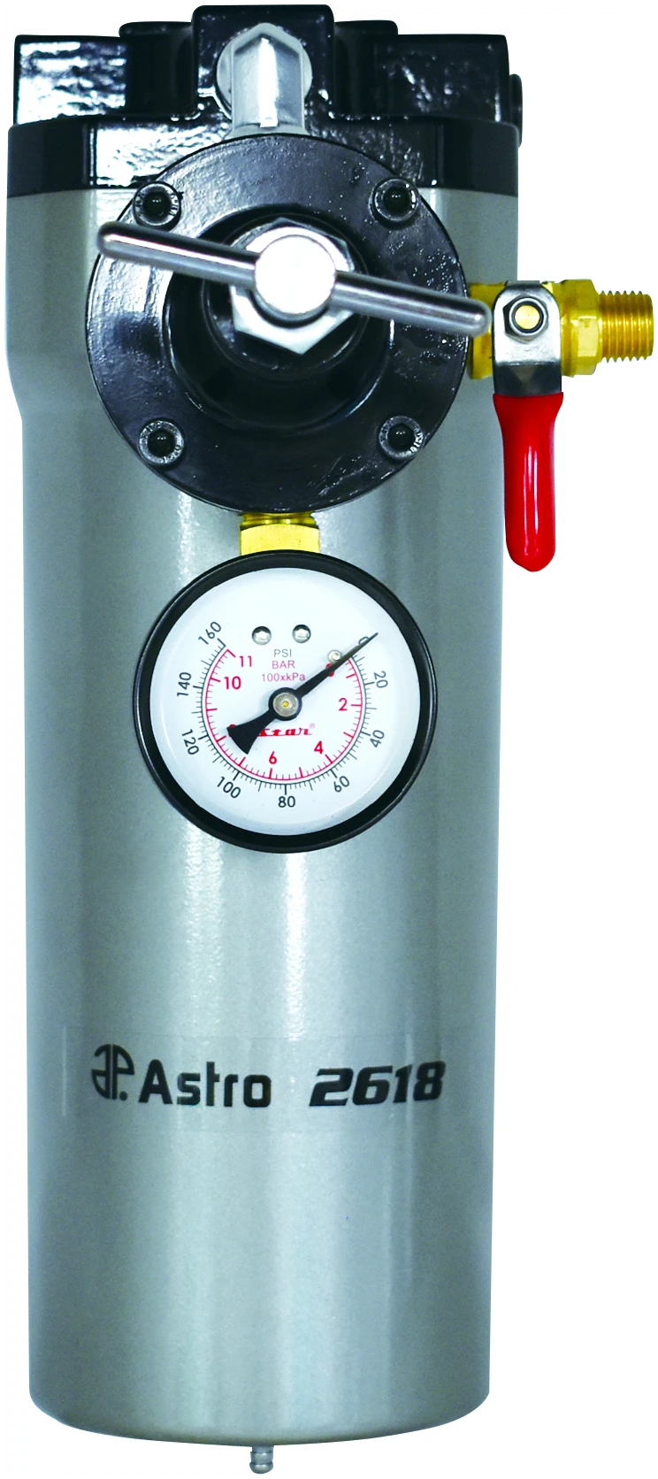 Astro Pneumatic 2618 Air Control Unit - 120cfm Cap Air Filter and Regulator - Tool Leaks