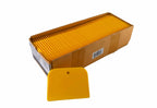 Astro Pneumatic 4526 4" Yellow Plastic Spreaders- 100-Piece Box - Tool Leaks