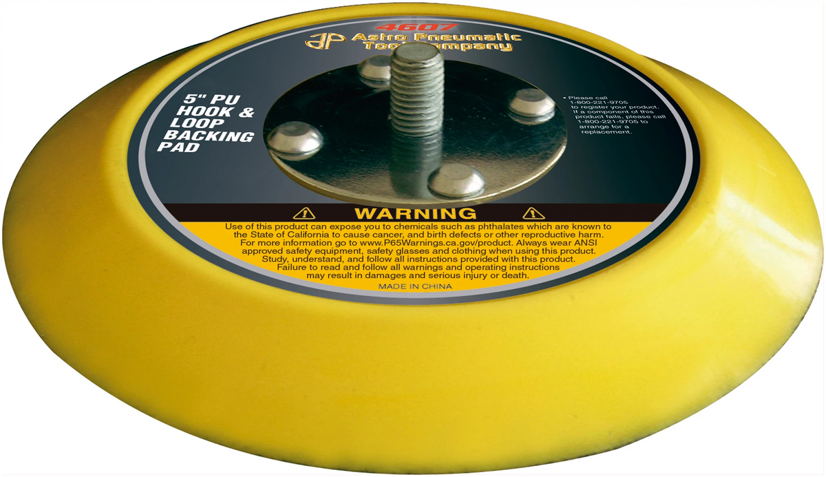 Astro Pneumatic 4607 5" PU Hook & Loop Backing Pad