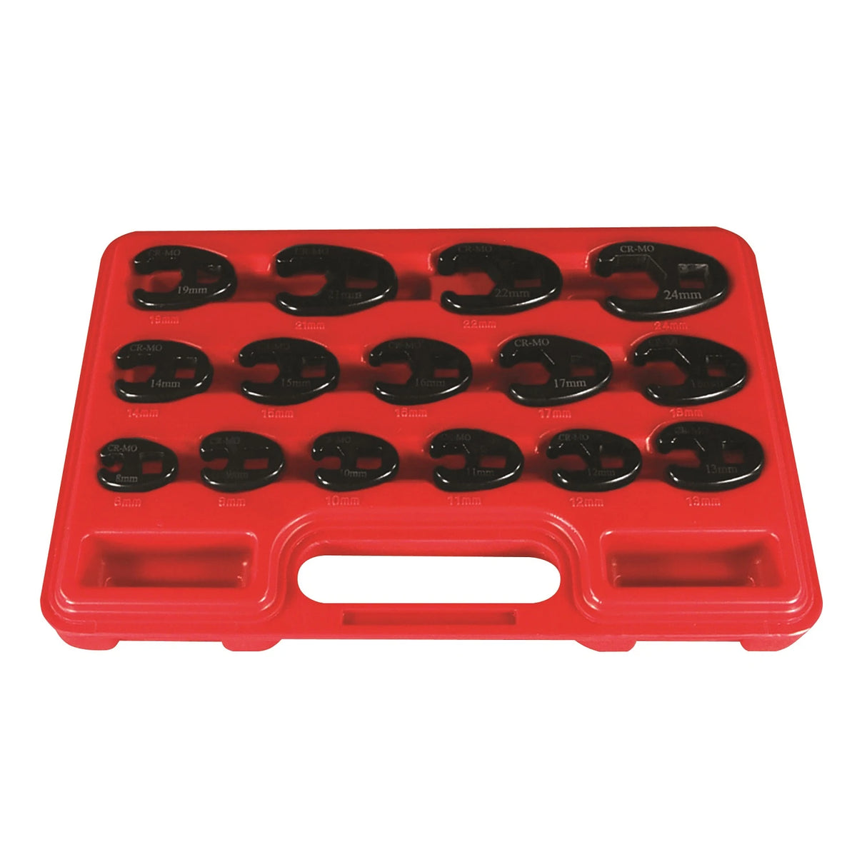 Astro Pneumatic 7115 15-Piece Pro Metric Crowfoot Wrench Set