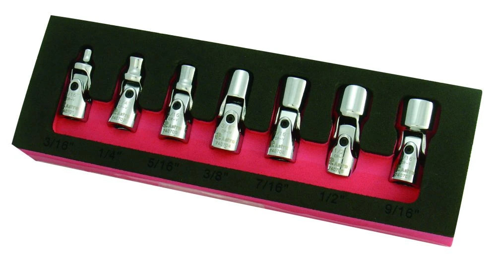 Astro Pneumatic 7407 7-Piece 1/4" Drive Flex Socket Set - 6 Point - SAE - Tool Leaks