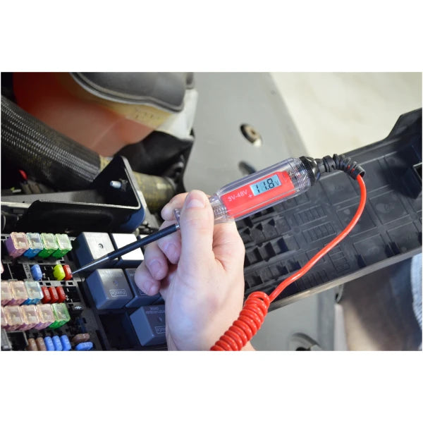 Astro Pneumatic 7764 Digital LCD 3-48V Wide Range Circuit Tester - Tool Leaks