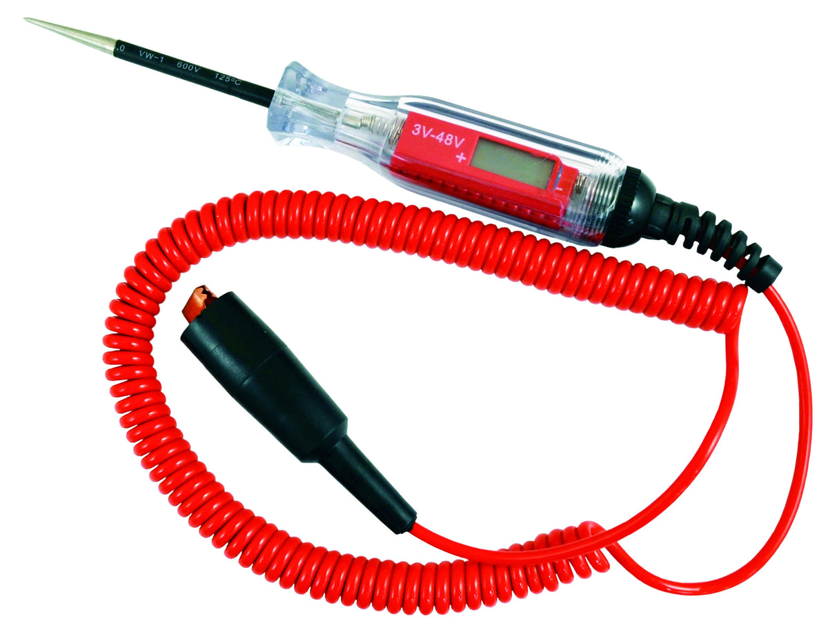 Astro Pneumatic 7764 Digital LCD 3-48V Wide Range Circuit Tester