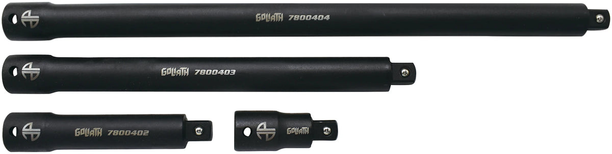 Astro Pneumatic 78004 4-Piece 1/2" Drive Goliath Torque-Saver Impact Torque Limiting Extension