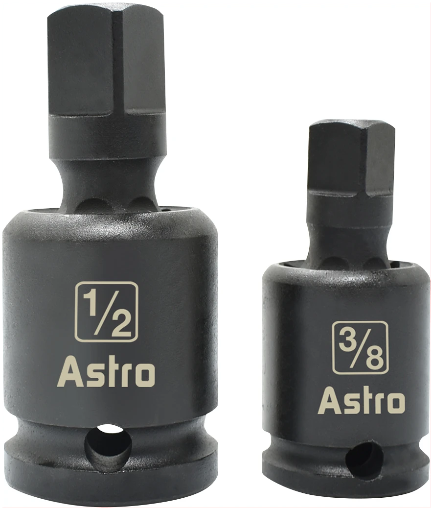Astro Pneumatic 78342 3/8" & 1/2" Pinless Universal Joint Impact Adapters