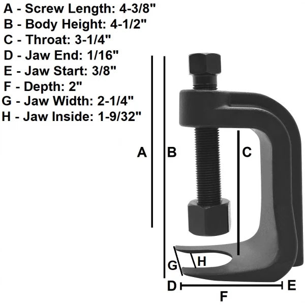 Astro Pneumatic 78912 Low Profile Ball Joint Separator