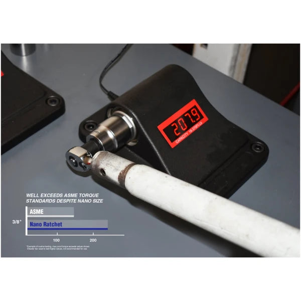 Astro Pneumatic 93812 Nano Ratchet - 3/8" Drive Head in 1/4" Ratchet