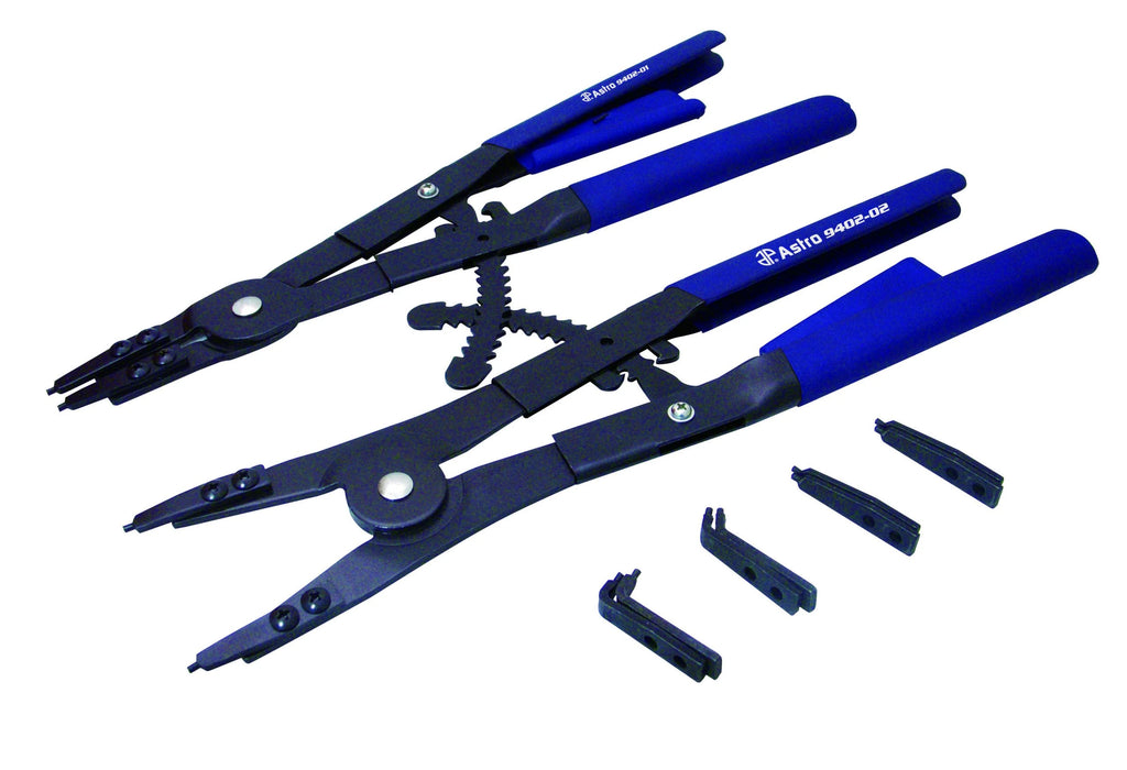 Astro Pneumatic 9402 2-Piece Large 16" Snap Ring Pliers Set - Tool Leaks