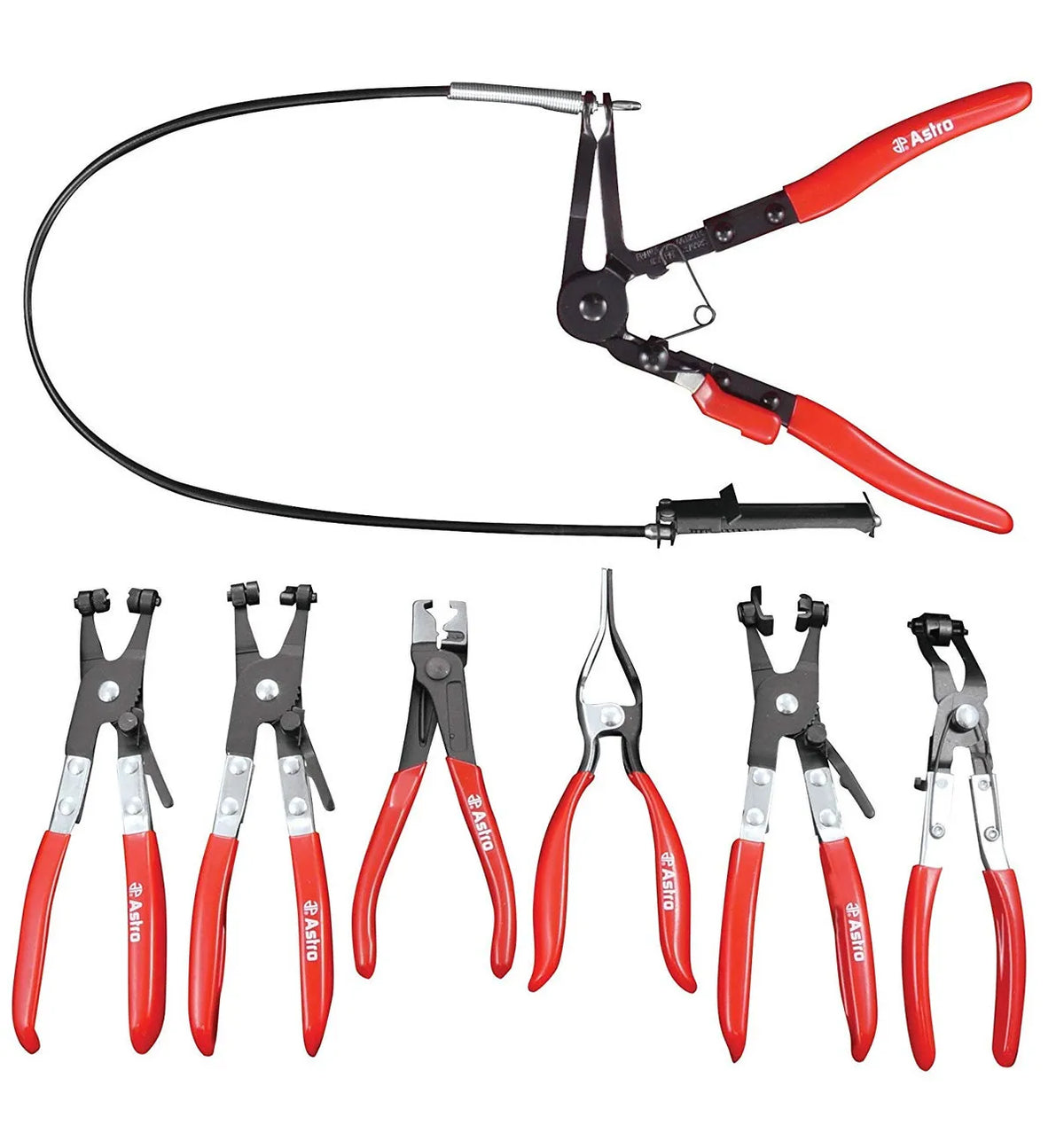 Astro Pneumatic 9406 7-Piece Hose Clamp Pliers Set Kit