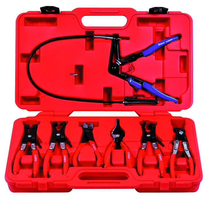 Astro Pneumatic 9406 7-Piece Hose Clamp Pliers Set Kit