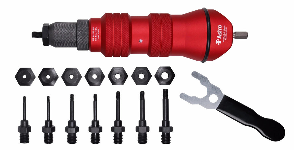 Astro Pneumatic ADN14 Rivet Nut Drill Adapter Kit - Tool Leaks