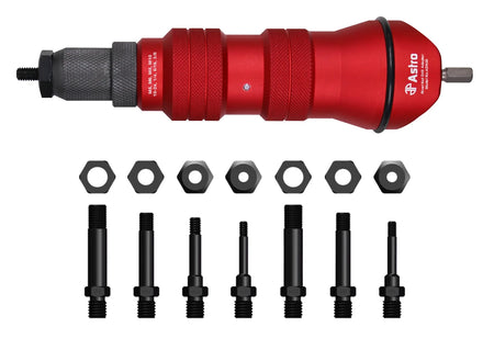 Astro Pneumatic ADN38 XL Rivet Nut Drill Adapter Kit - 3/8" Cap