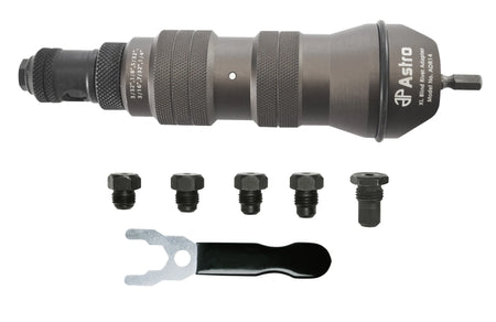 Astro Pneumatic ADR14 XL Blind Rivet Adapter Kit - 1/4" Cap