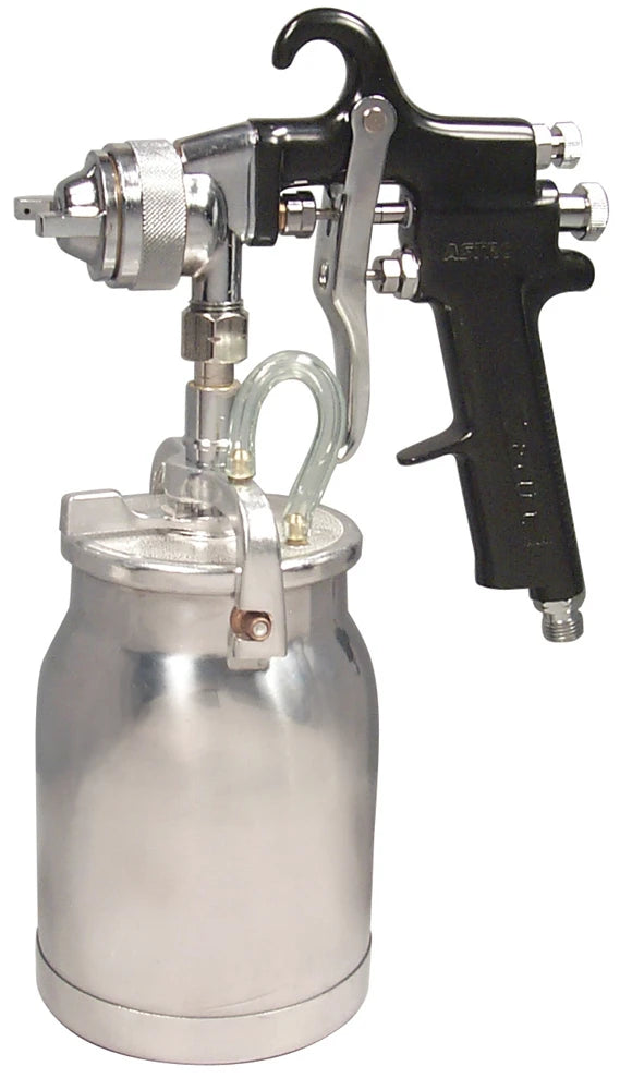 Astro Pneumatic AS7SP Spray Gun with Cup - Black Handle - 1.8mm Nozzle - Tool Leaks