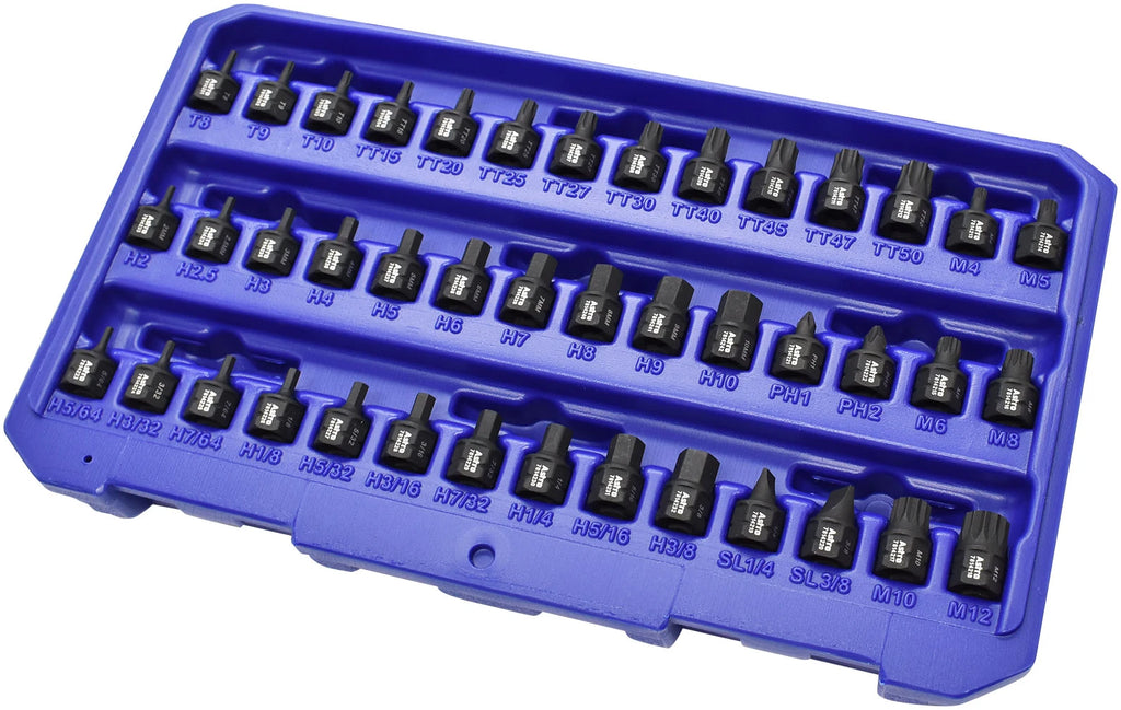 Astro Pneumatic 78142 42-Piece 1/4" Drive Low Profile Nano Impact Bit - Tool Leaks