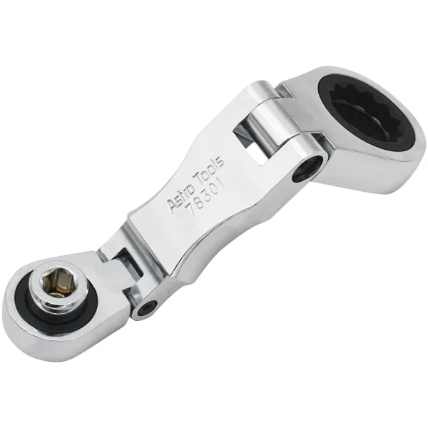 Astro Pneumatic 78301 Stubby Ratcheting Flex Head Double Box End
