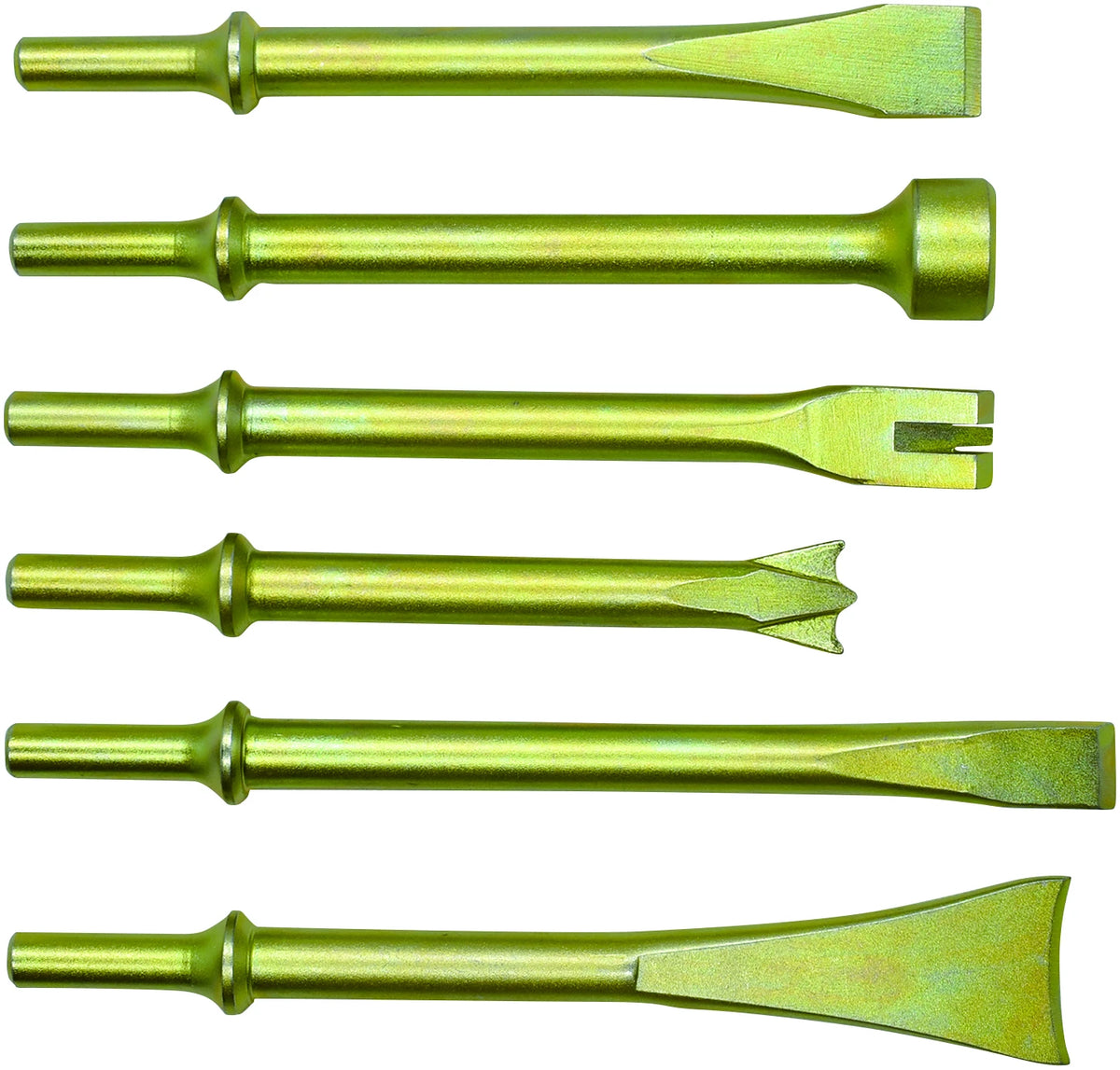 Astro Pneumatic 401K6 6-Piece Heavy-Duty THOR Air Hammer, Chisel & Cutter Bit Set