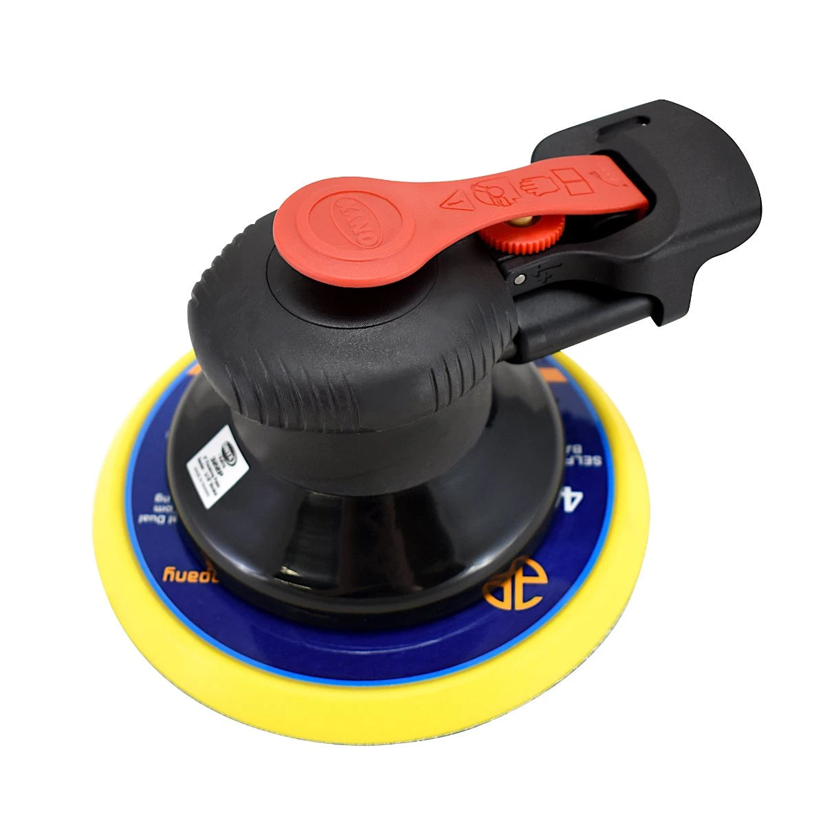 Astro Pneumatic 322P 6" Finishing Palm Sander with 6" PU PSA Backing Pad