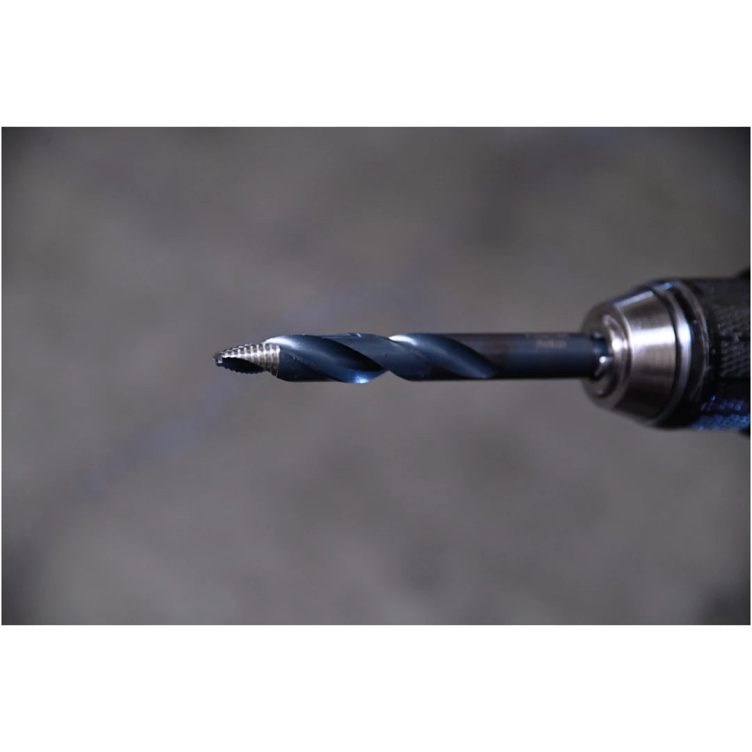 Astro Pneumatic TS21 21-Piece TurboStep HSS Mechanics-Length Drill Bit Set, 1/16"-3/8"