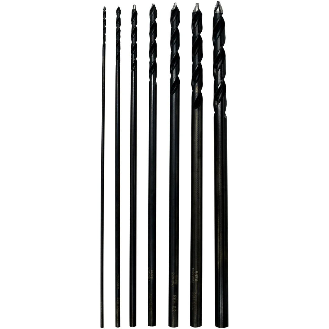 Astro Pneumatic TS7 7-Piece TurboStep Aircraft Extension Length Drill Bit