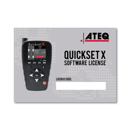 ATEQ T0000128 Quickset X 1-Year Software License