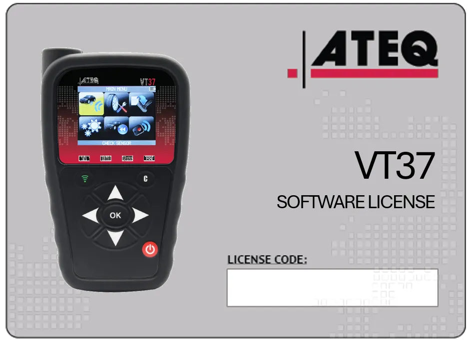 ATEQ SW37-0001 VT37 1-Year Software License