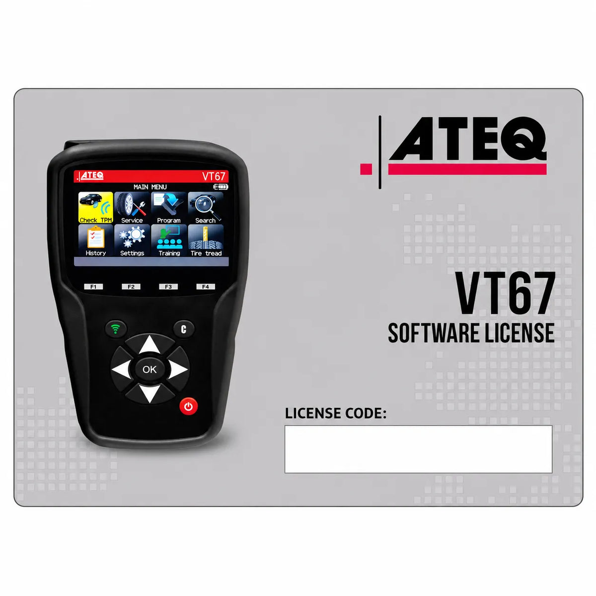 ATEQ SW67-0002 VT67 2-Year Software License