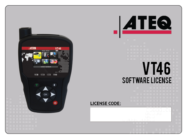 ATEQ SW46-0002 VT46 Series 2-Year Software License