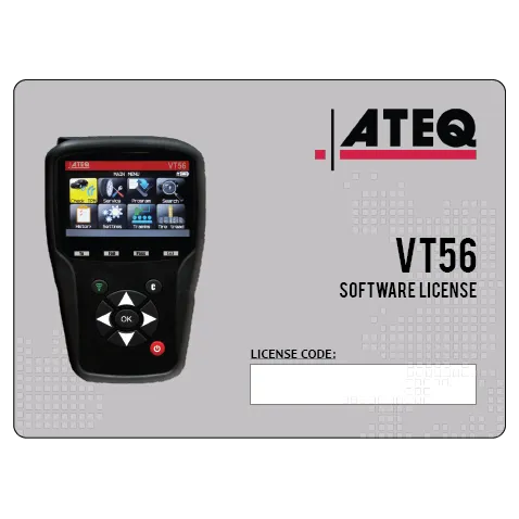 ATEQ SW56-0001 VT56 1-Year Software License