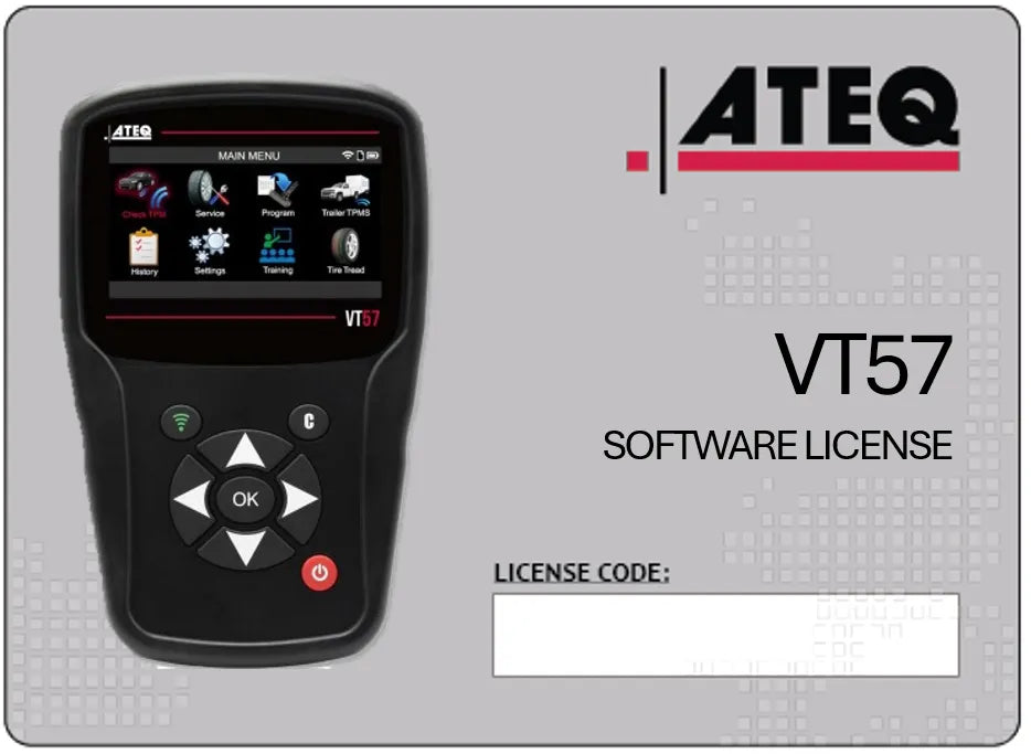 ATEQ SW57-0001 VT57 1-Year Software License