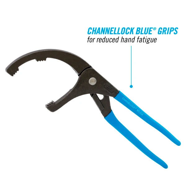 CHANNELLOCK 212 12" Oil Filter/PVC Pliers